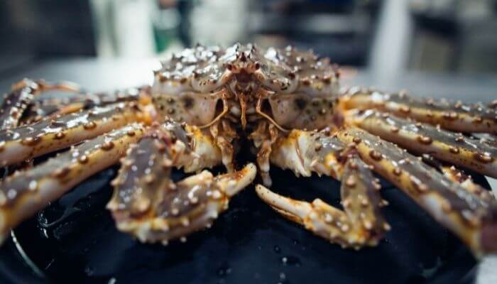 Raw Alaskan King Crab