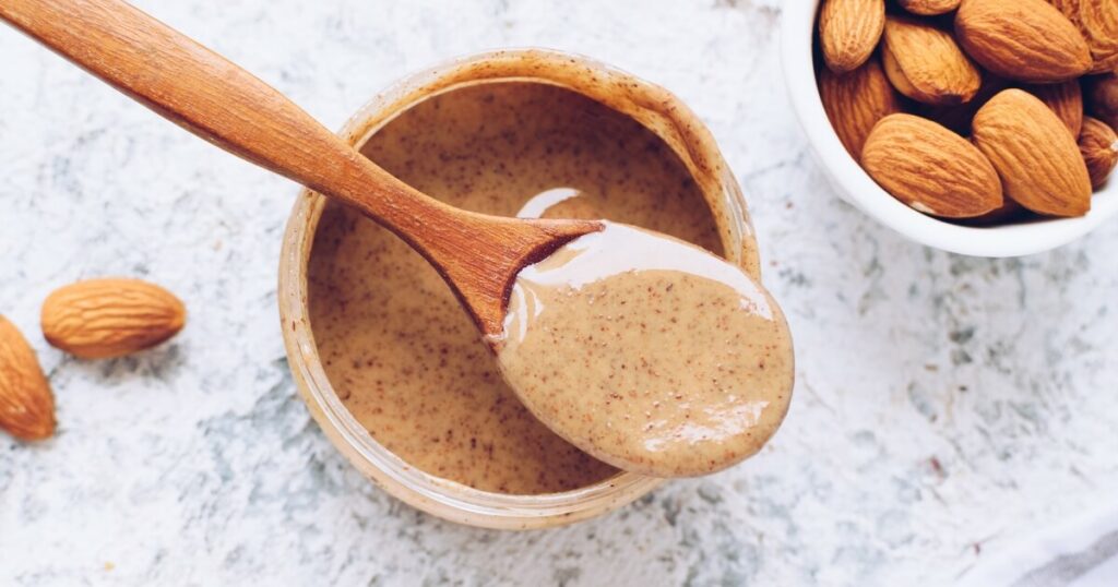 almond butter with nuts