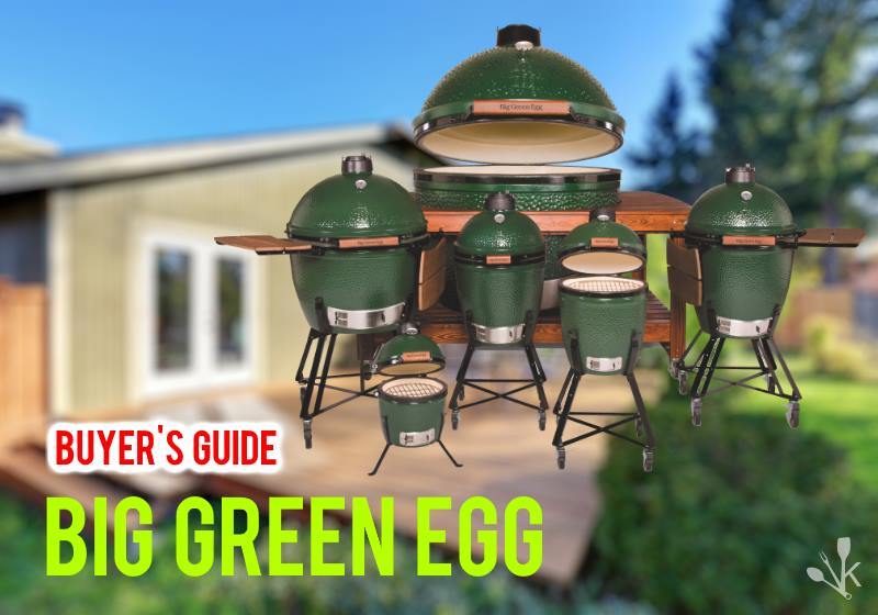 Big Green Egg Review List Guide, Big Green Egg Large Nest Bbq With Wood Shelves Bundle