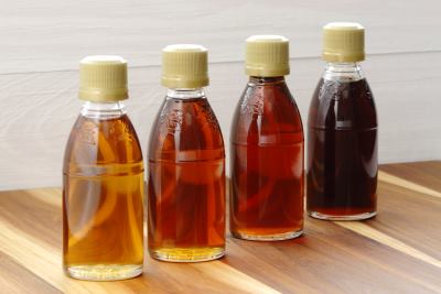 bottled grades maple syrup