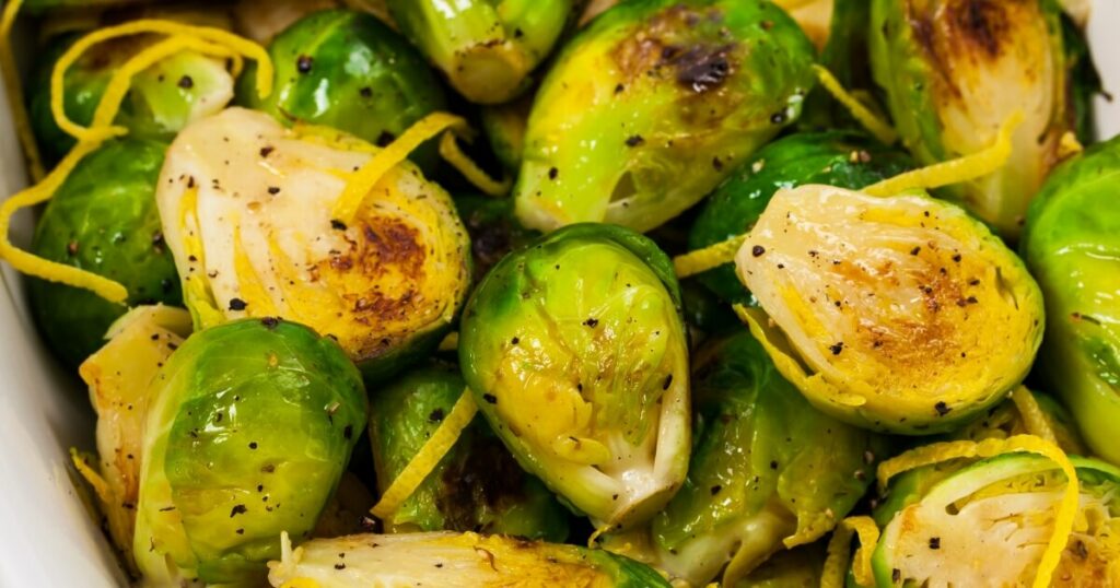 brussels sprouts creamy lemon sauce