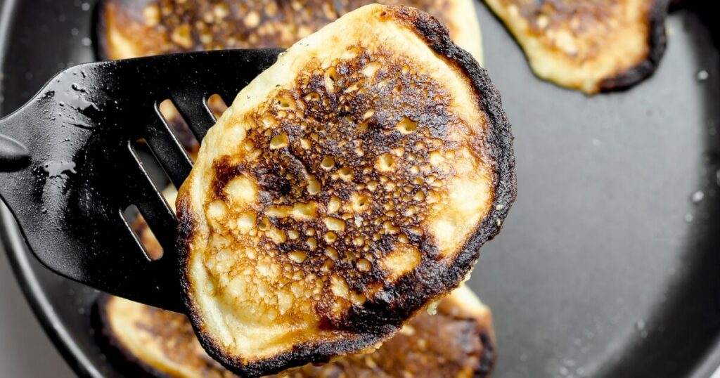 burnt pancakes