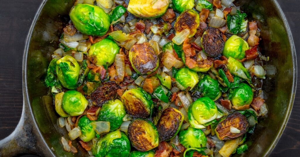 caramelized brussells sprouts