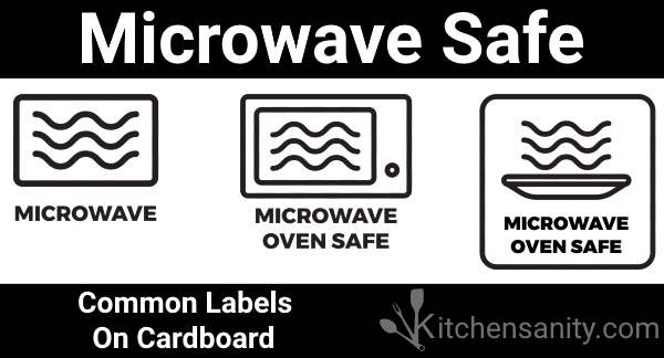 cardboard microwave safe symbols