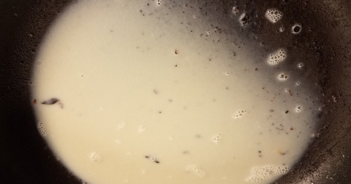 cold bacon grease in pan