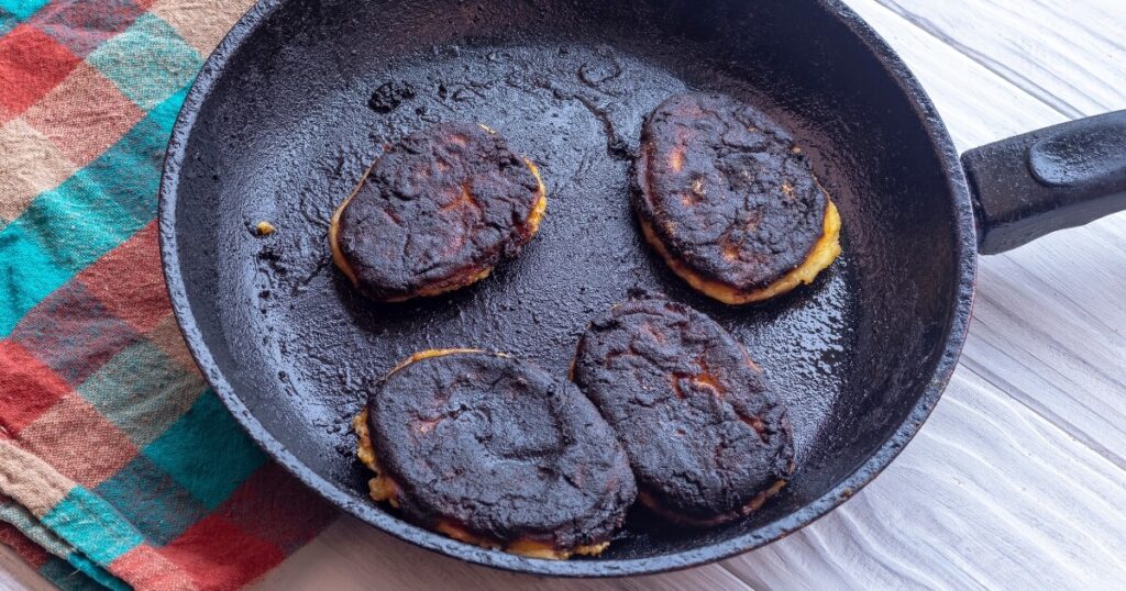 cooking mistake burnt pancakes