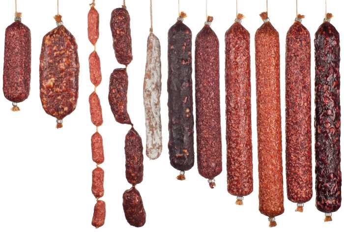 different types of salami