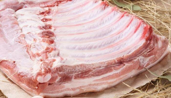 fresh pork belly ribs
