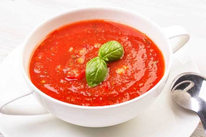 Gazpacho Soup With Basil