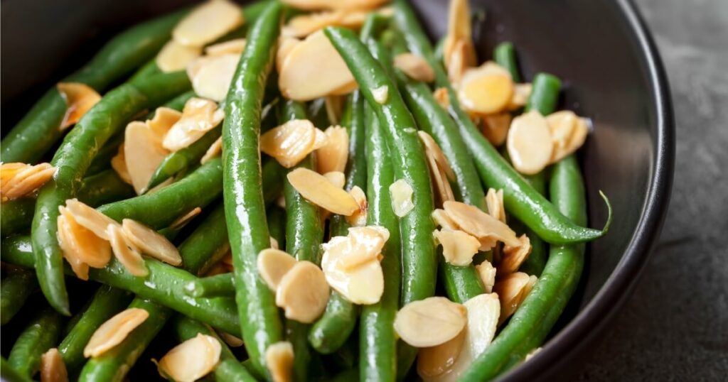 green beans almonds