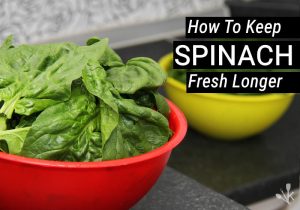 how to store spinach