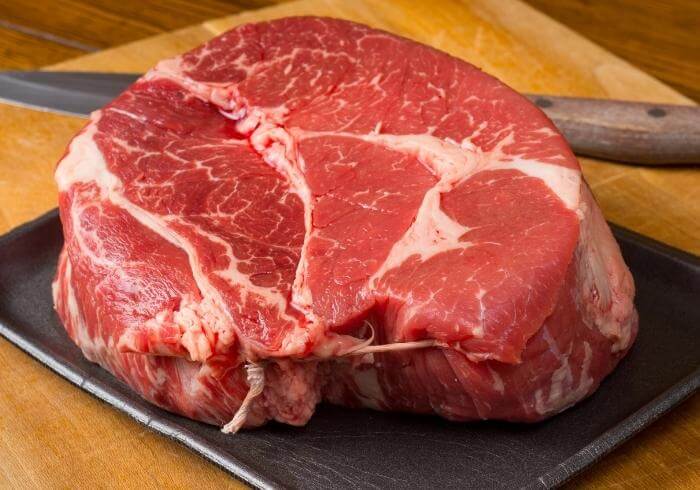 raw beef shoulder roast