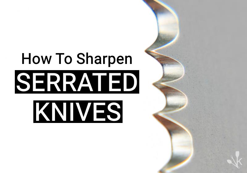 sharpening serrated knives