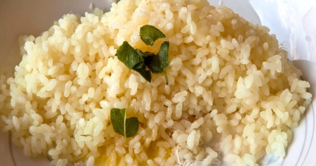 spiced butter rice for scallops