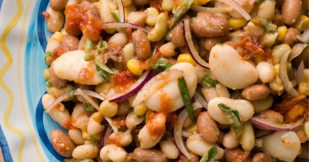 tuscan bean salad for scallops