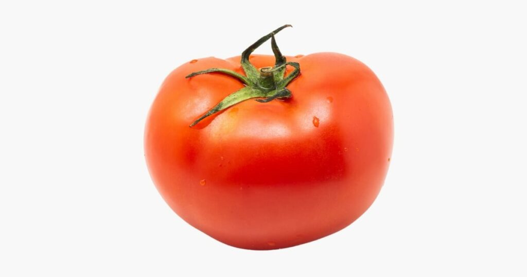 whole fresh tomato