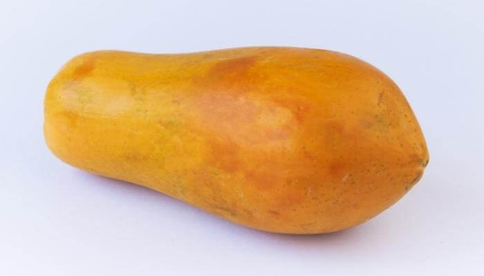 whole ripened papaya